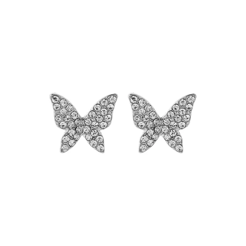 KING OF BLING 925 Sterling Silver Pin, Alloy, Zircon Stud Earrings Women's-6