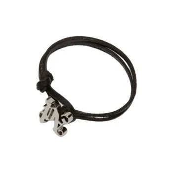 PALM ANGELS Lea Logo Pendant Bracelet