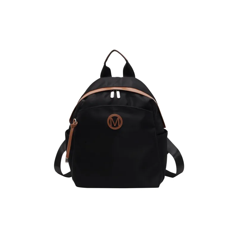 SUN ERATH&U Nylon Backpack Regular Unisex Black/Ecru/Khaki-0