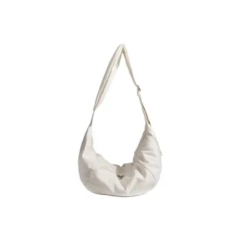 Carksky Canvas Canvas Bag Shoulder Bags Regular Unisex White/Black