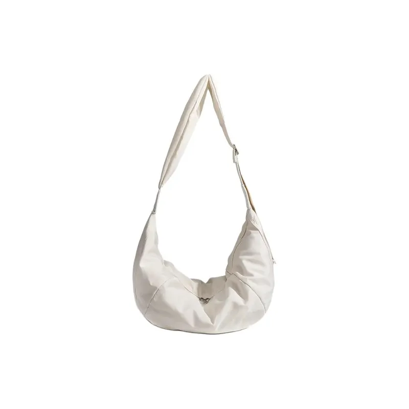 Carksky Canvas Canvas Bag Shoulder Bags Regular Unisex White/Black-0