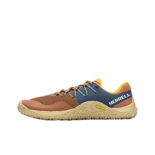 MERRELL Trail Glove 7 Wear-resistant And Lightweight Low-Top Running Shoes Men's Brown