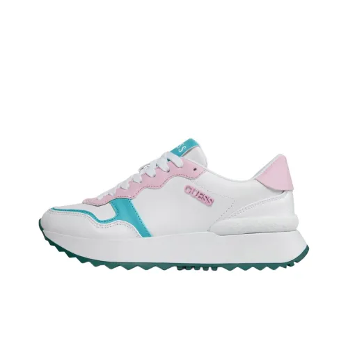 GUESS Low-Top Casual Shoes Women's White Pink