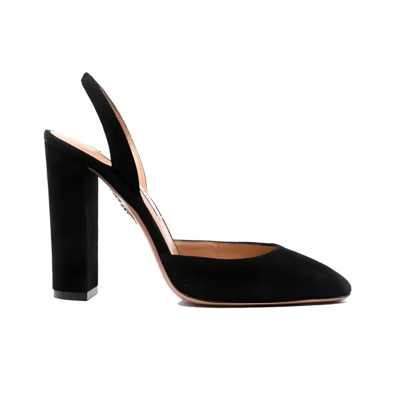 AQUAZZURA Slingback Pointed Toe Pumps-1