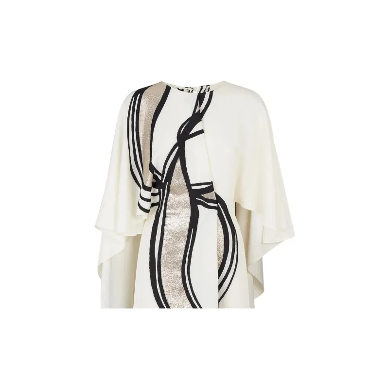 FENDI SS22 Short-Sleeved Dresses Women's White-4