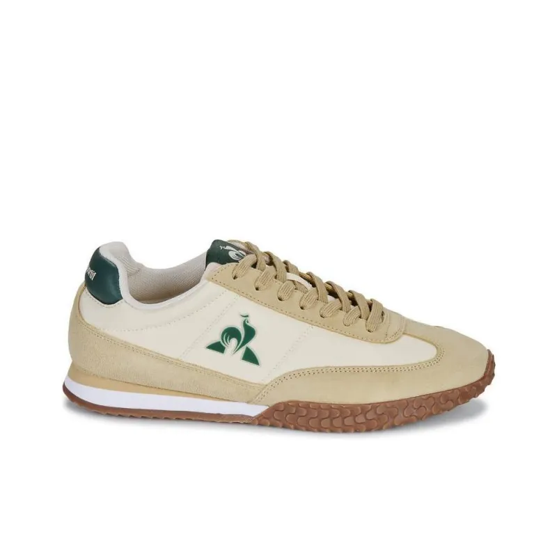 Le Coq Sportif Anti Slip Wear Resistant Low Top Casual Running Shoes Unisex Beige-1