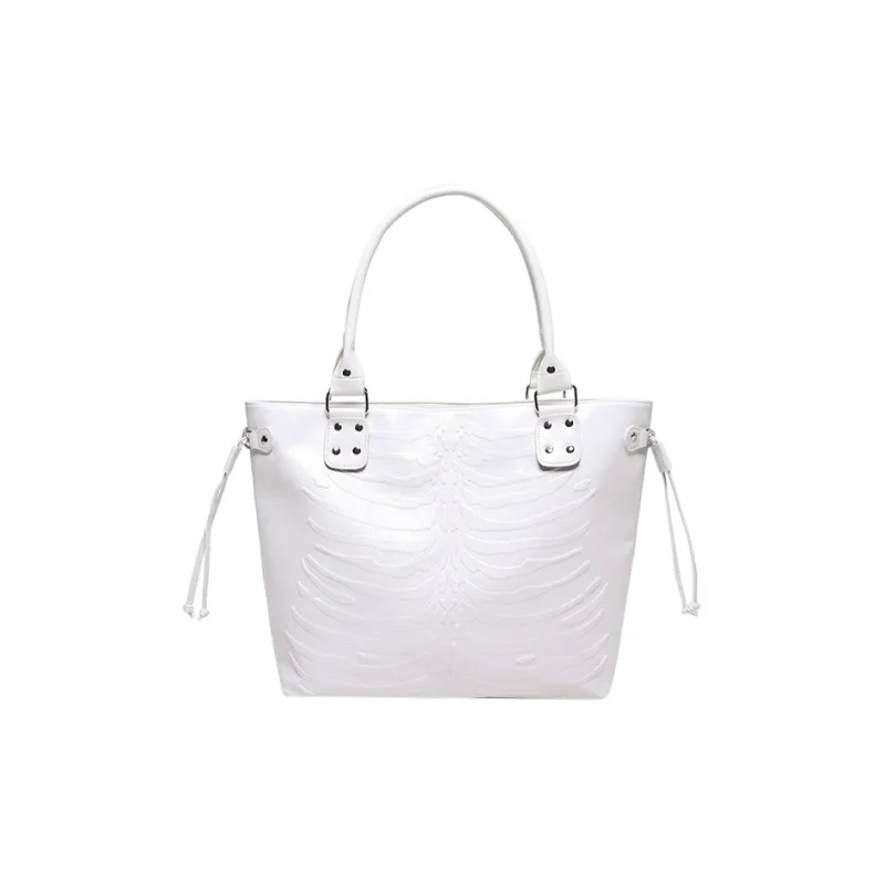 Yalu PU Shoulder Bag, Handbag Regular Women's Black/White/Orange/Rose Red/Gunmetal-3