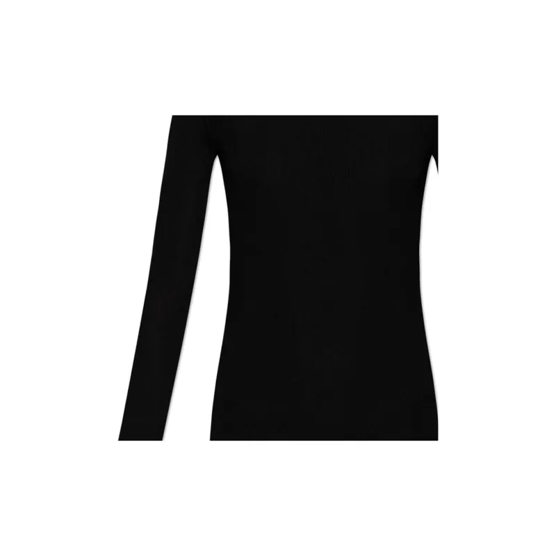 Bottega Veneta Ribbed High Neck Sweater-5