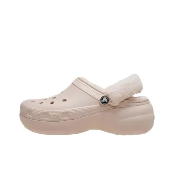 Crocs Classic Cloud Warm Fleece Clogs Women's Quartz Pink