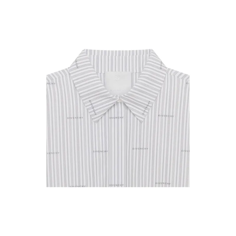 Givenchy Allover 4G Patterned Oversized Shirt-4