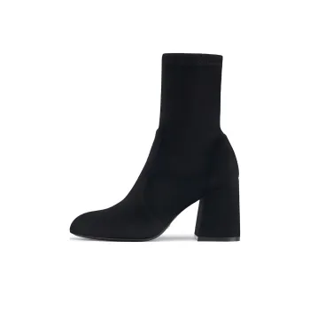 stuart weitzman Square toe Suede Boots