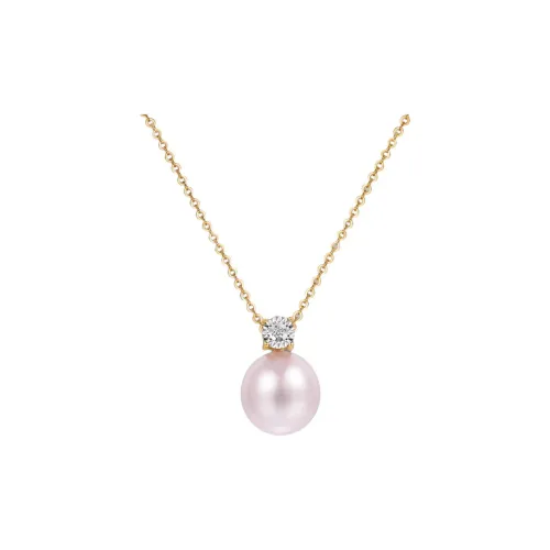 LAISHENTONGLING 18K Gold Necklaces Women's Gold/Pink