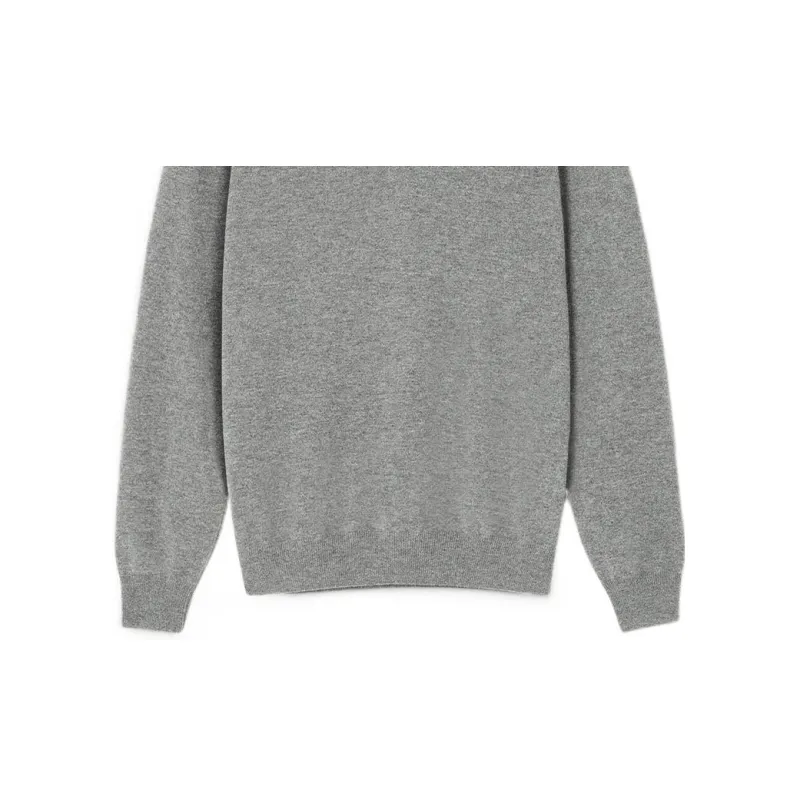 VERSACE Cashmere Sweater Men's Gray-5