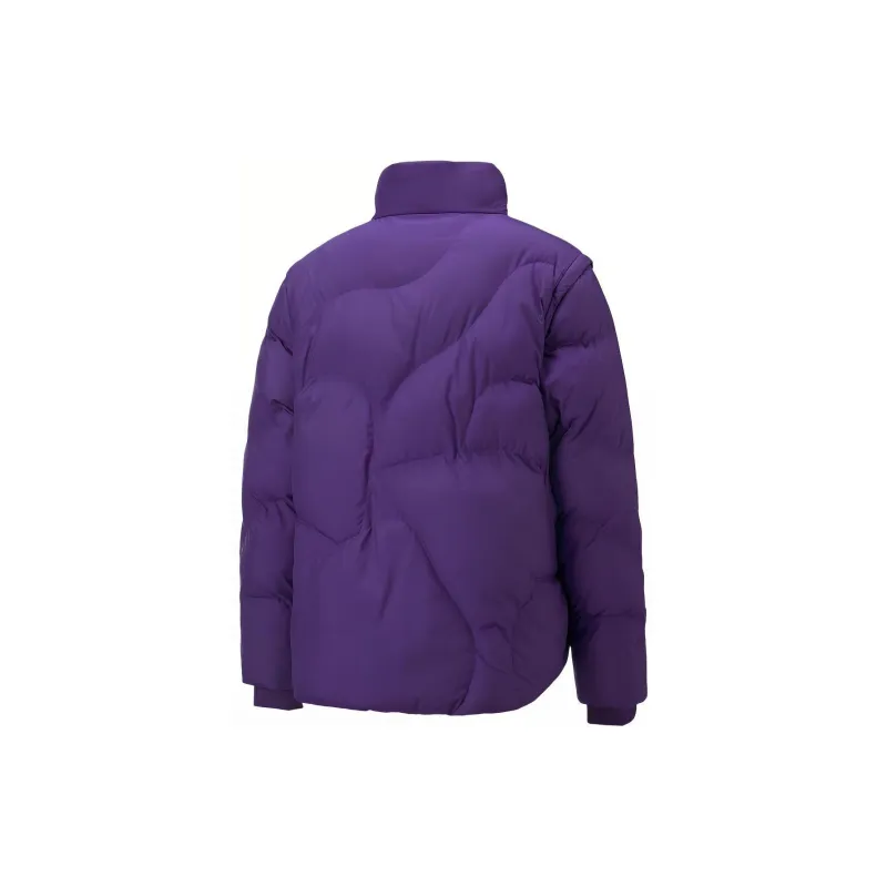 PUMA X P.A.M. Co branded Version Puffer Jackets Unisex Purple-1