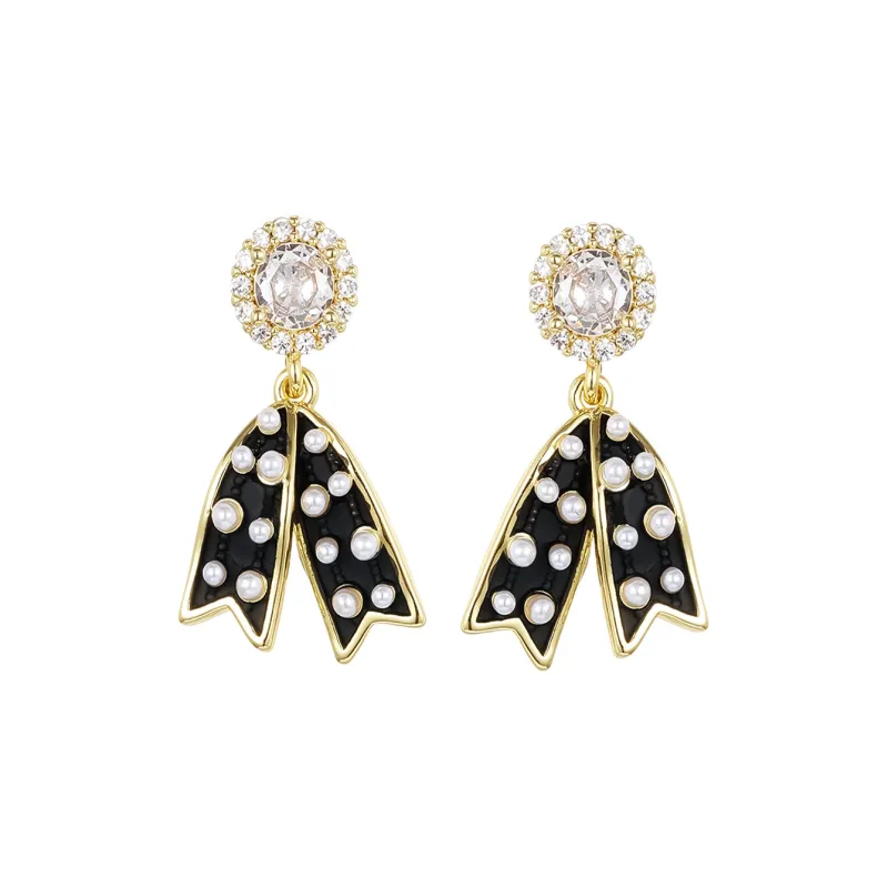 MISS XIA JWY S925 Silver Stud Earrings Women's-0