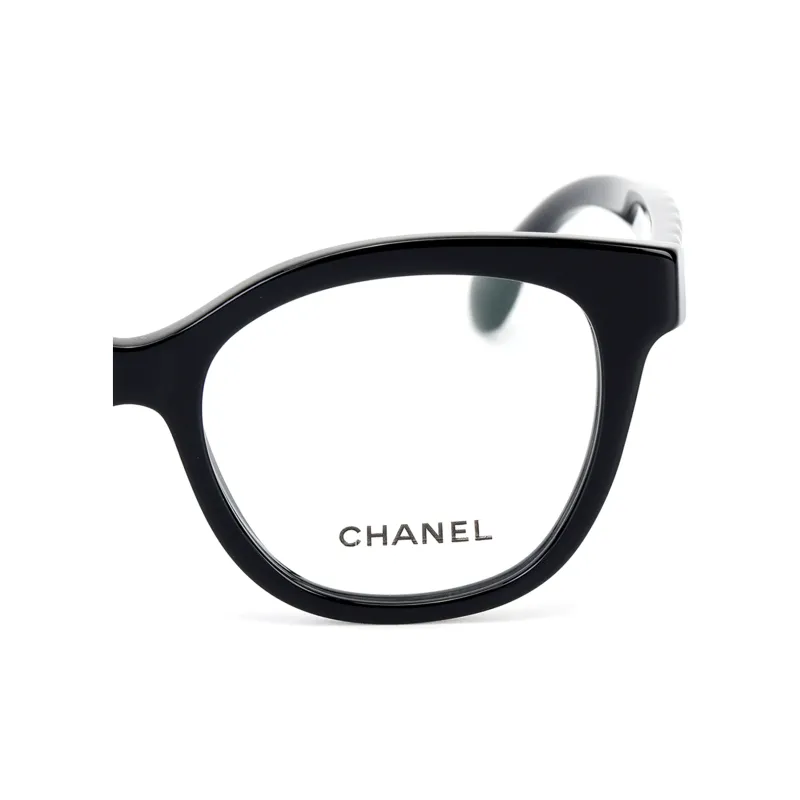 CHANEL Plate Frame Square Eyeglass Frames Women's-3