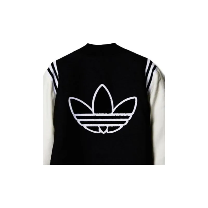 Adidas Originals Baseball Jacket Men's Black-5
