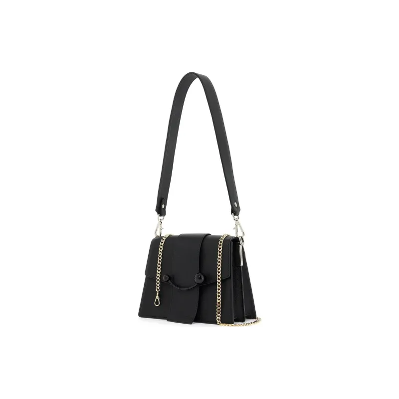 Strathberry Calfskin Shoulder Bag Women's Black-1