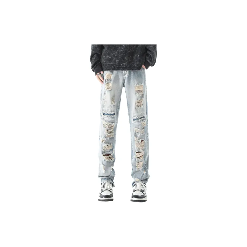 PAINT STAIN Jeans Unisex-8