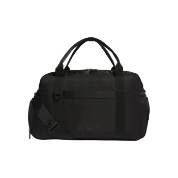 Adidas Polyester One Shoulder Crossbody Portable Travel Bag Unisex Black