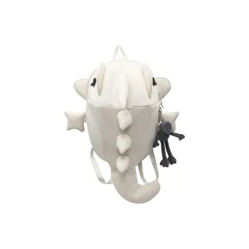 LUVISTRUE Nylon Backpack Laptop Backpack Regular Unisex White/Gray/Black