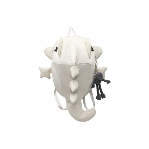 LUVISTRUE Nylon Backpack Laptop Backpack Regular Unisex White/Gray/Black