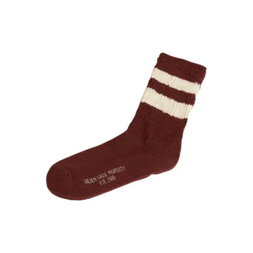 Golden Goose FW24 Mid Calf Socks Unisex 1 Pack Brown
