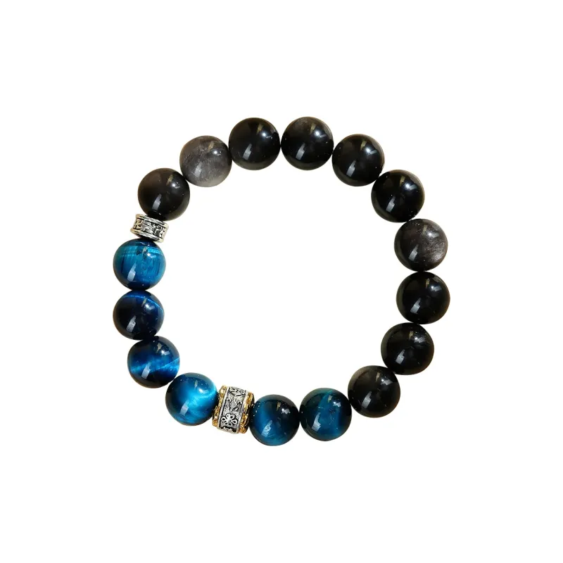 Wanshu Tiger's Eye Stone Jade Bracelets Unisex-1