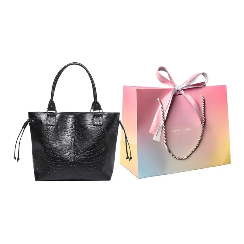 Yalu PU Shoulder Bag, Handbag Regular Women's Black/White/Orange/Rose Red/Gunmetal-0