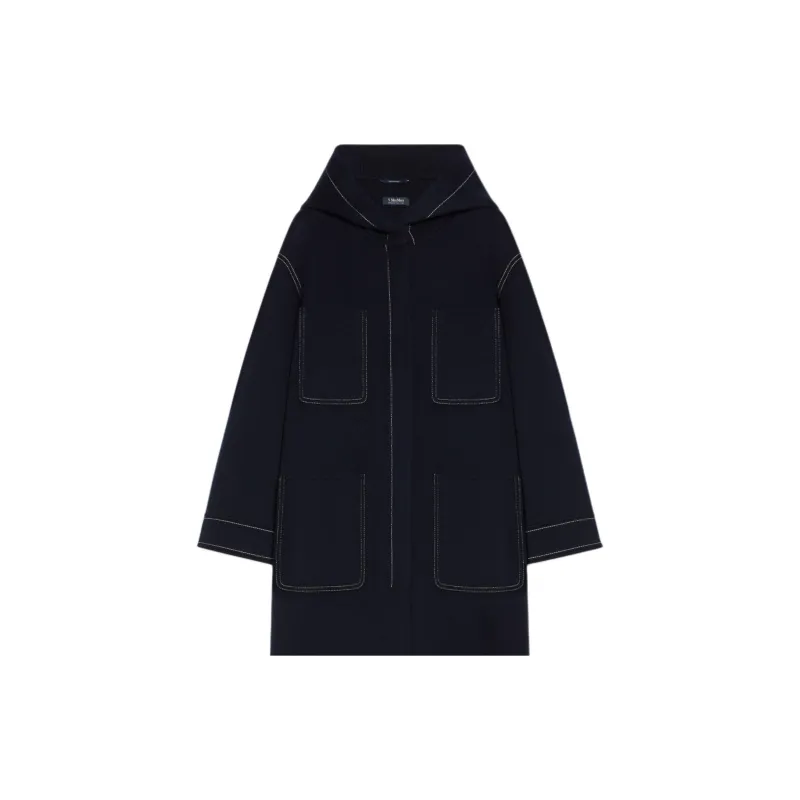 ’S MAX MARA Uruguay Collection Coats Women's Midnight Blue-4