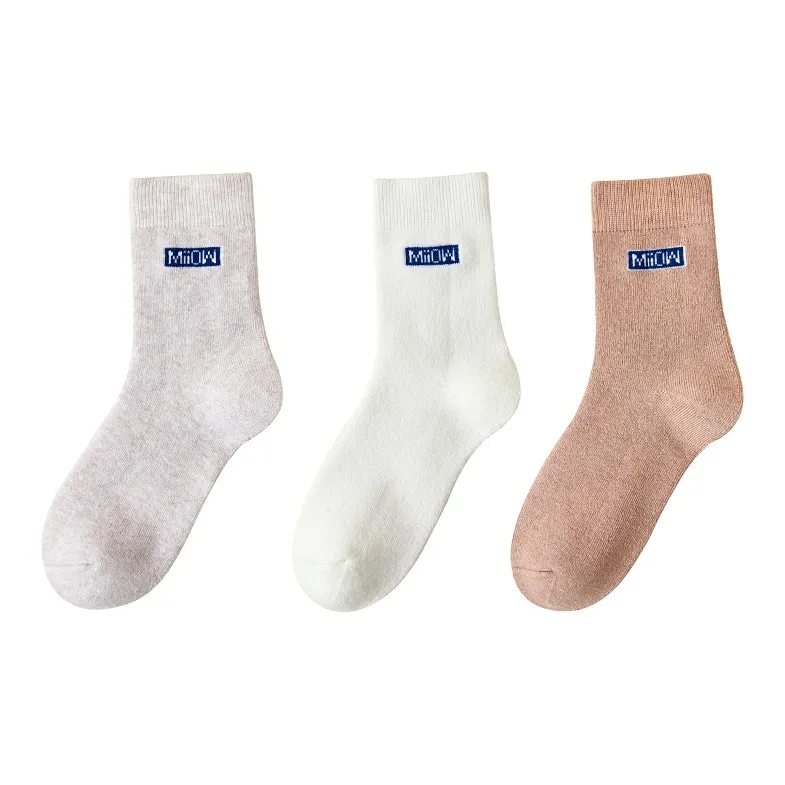MIIOW Mid Calf Socks Unisex 3 Pack-45