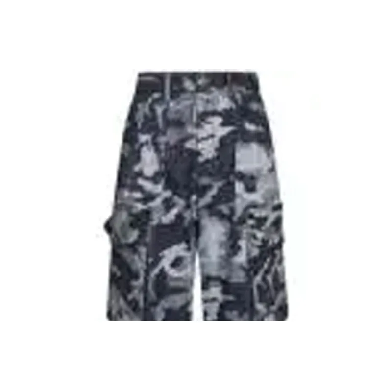 DSQUARED 2 Camouflage Print High Waist Tousers-6