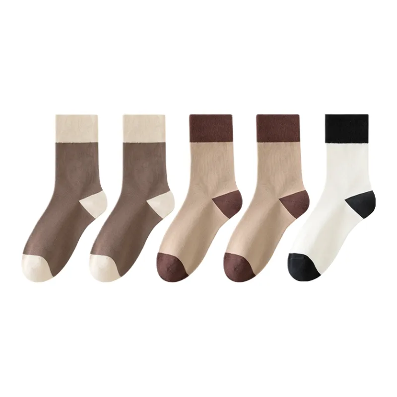 Cotton Gene Mid Calf Socks Women's 5 Pack-2