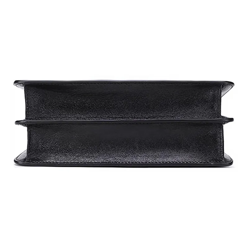 MARNI Cow Leather Portable Crossbody Bag, Shoulder Bag Women's Black-4