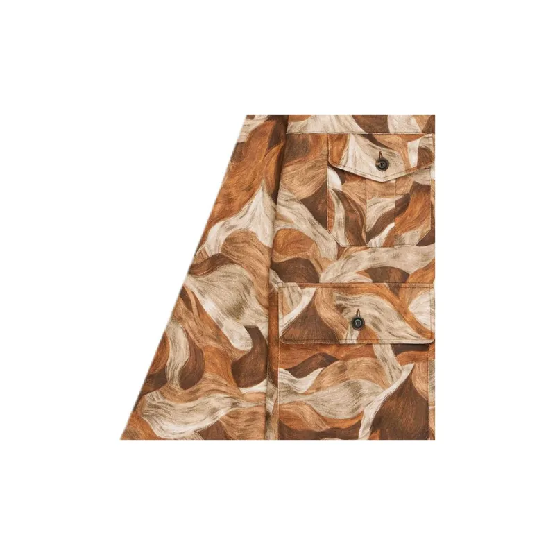 GIVENCHY Parka Coat Men's Beige Brown-4