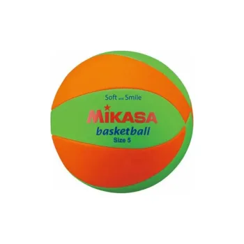 MIKASA Basketball Orange Green Size 5 Training Kids'
