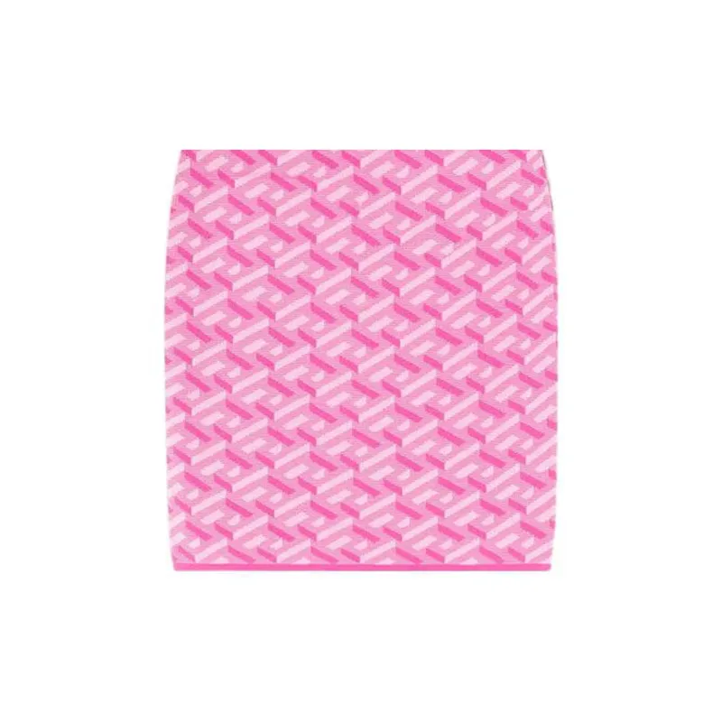 VERSACE SS23 Casual Short Skirts Women's Pink-4