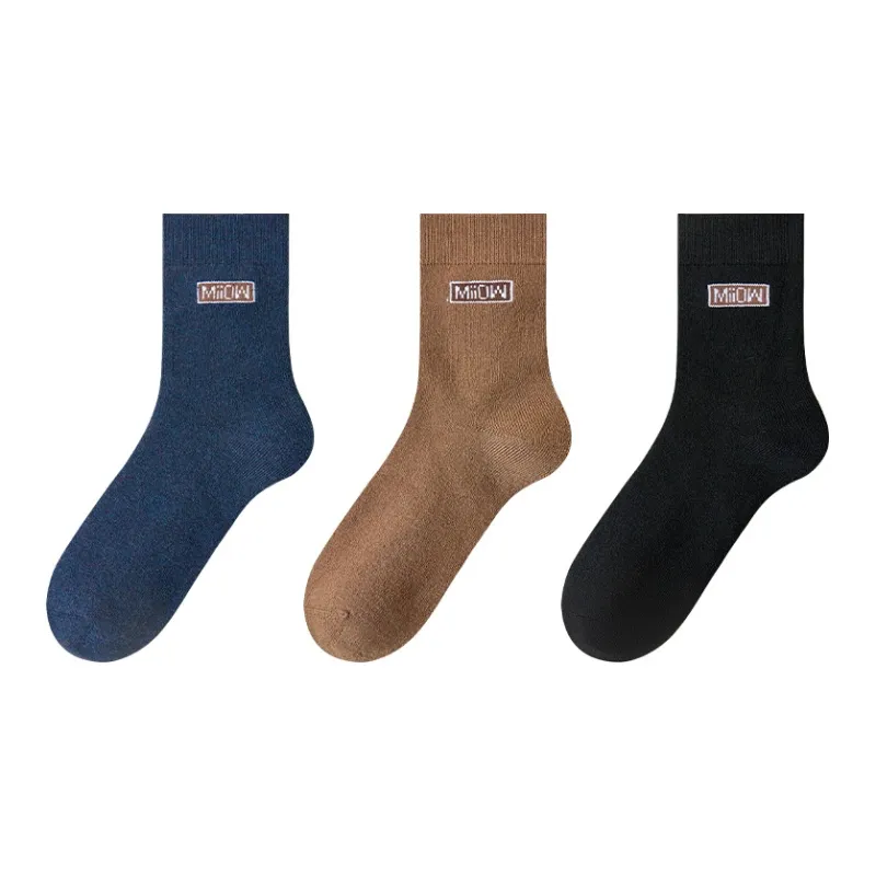 MIIOW Mid Calf Socks Unisex 3 Pack-30