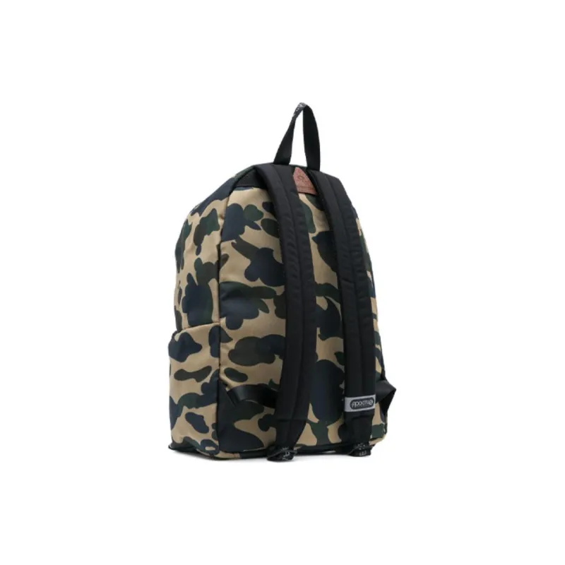 A BATHING APE Polyester Backpack Unisex Camouflage-1