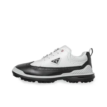 Xceo1996 Slip Resistant Water Resistant And Wear Resistant Low Top Golf Shoes Women's Black White