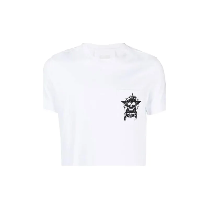 Givenchy T-Shirts Men White-2