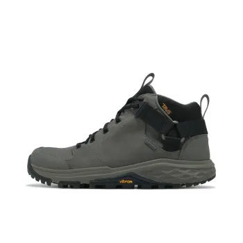 Teva Wear-resistant And Lightweight High-Top Hiking Shoes Men's Gray