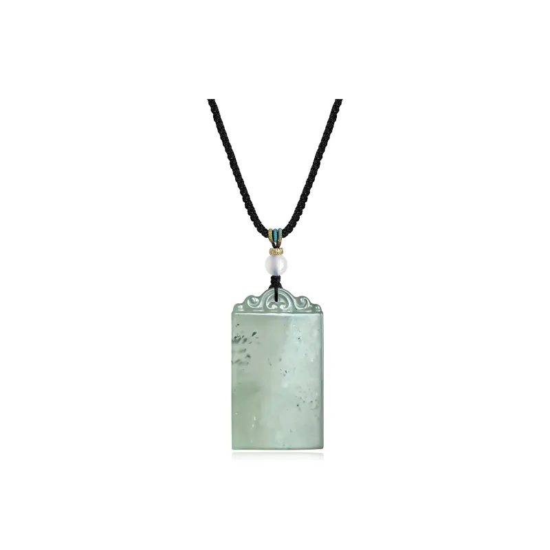 Tang Zhi Serpentine Jade Necklaces Unisex-0