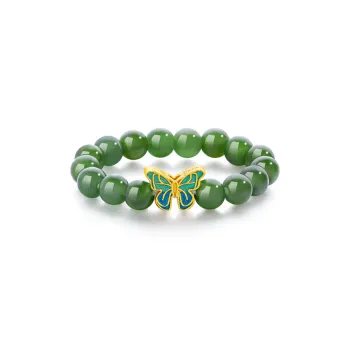 Lao Feng Xiang Hetian Jade Rings Jasper Women's