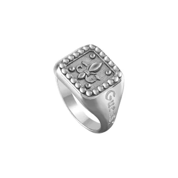 GUESS Stainless Steel Rings Men's Gray