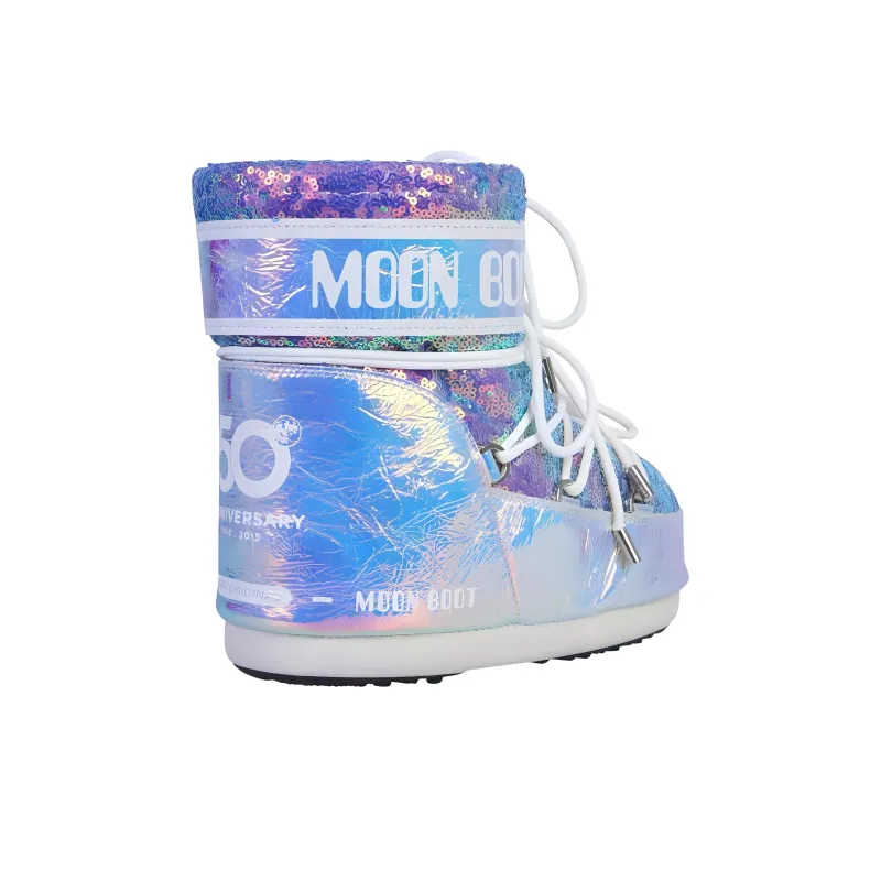 Moon Boot Holo Ankle Boots Women's Bright Purple-3