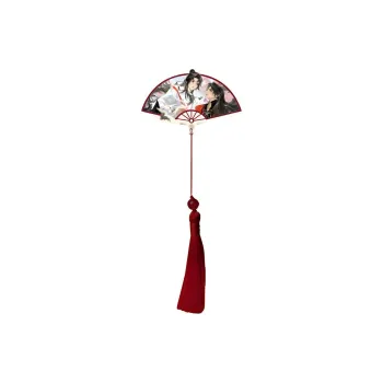GUANGBO x TIANGUANCIFU Acrylic Brooch 'Shadow And Dream' Collection Antique Fan Style Xie Ling Flower City Badges