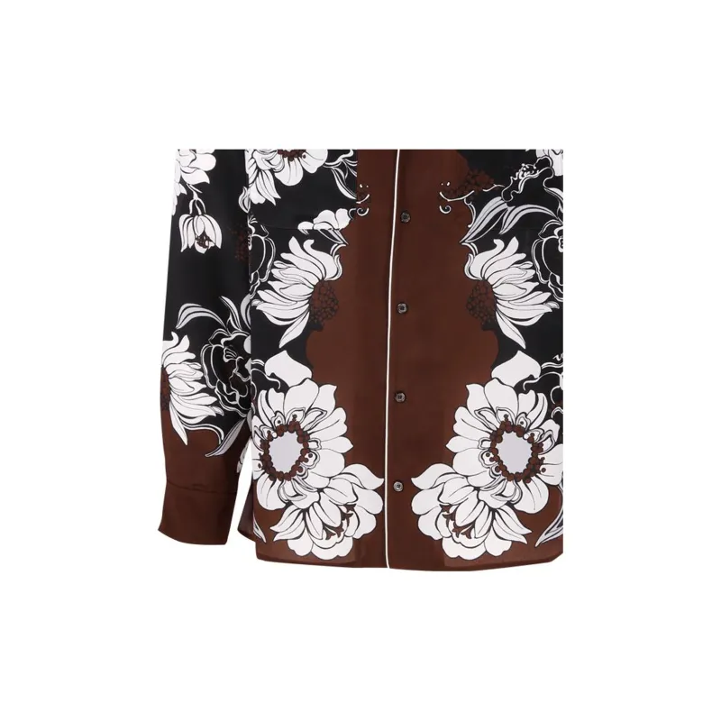 Valentino Graphic Printed Long Sleeved Shirt-5