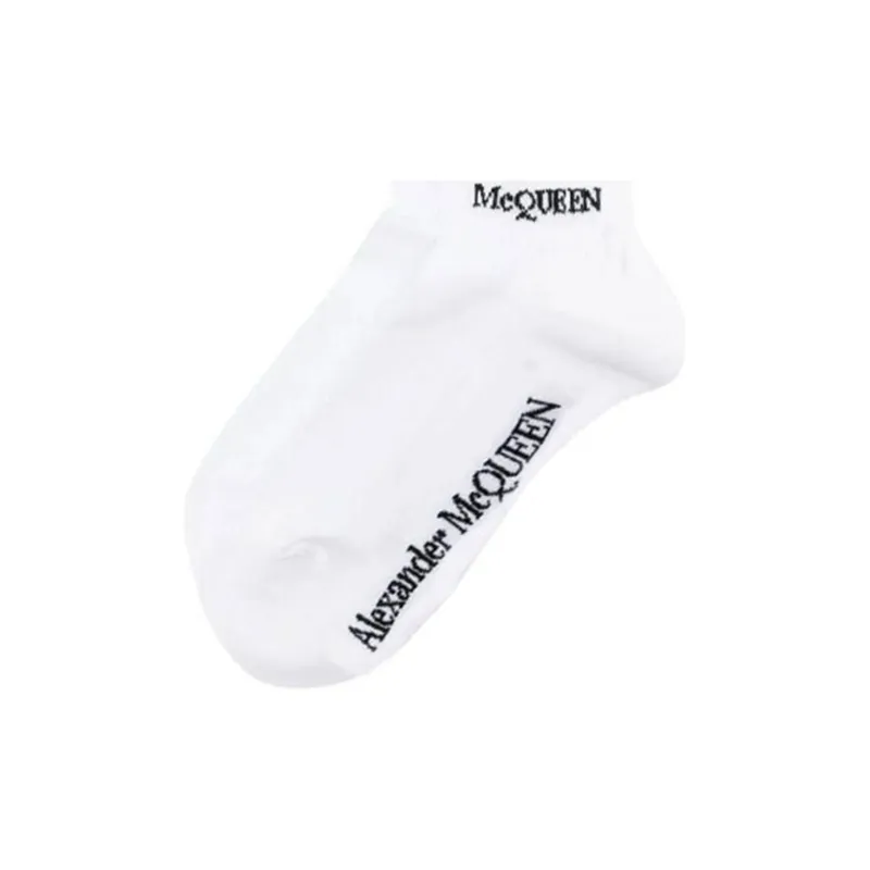 Alexander McQueen Logo Intarsia Knit Socks-3