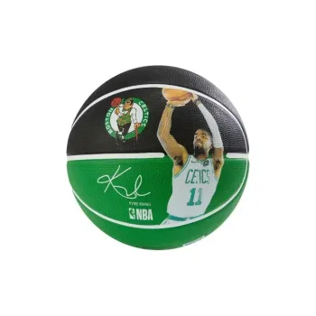 SPALDING Rubber Basketball Black Green, Celtics Size 7 Training Unisex